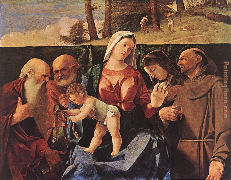 Lorenzo Lotto Madonna and Child with Saints